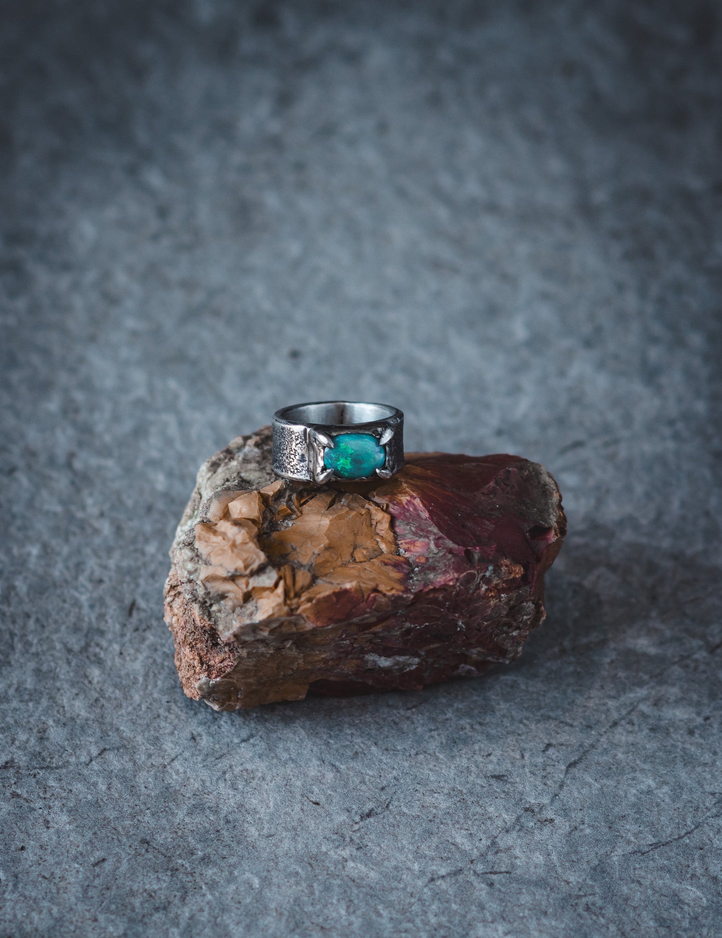 ‘Druidic’ Claw Ring | Opal