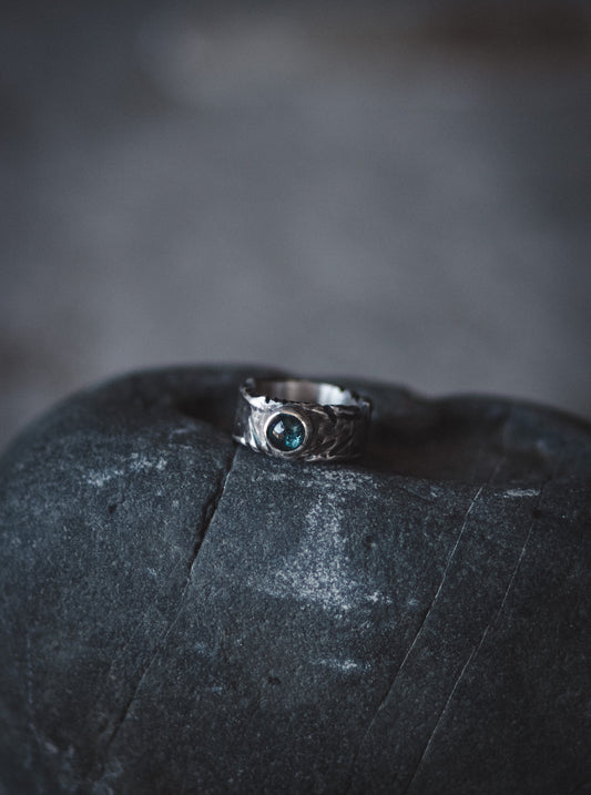 ‘Third Age’ Ring | Moss Kyanite