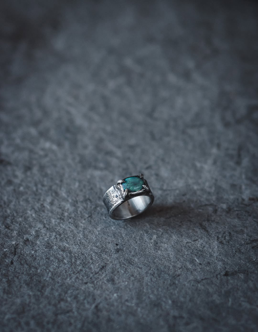 ‘Druidic’ Claw Ring | Opal